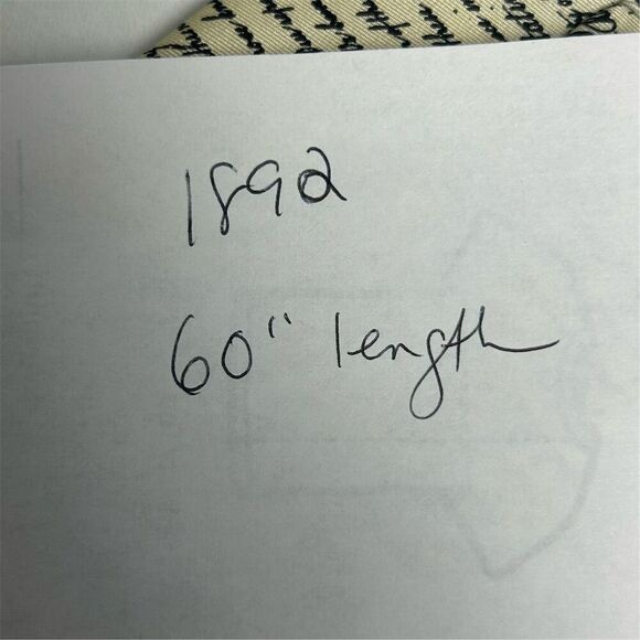 Alynn Men's Ivory Silk Declaration of Independence Necktie - Picture 7 of 7